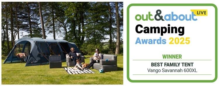 Camping Awards 2025 Vango Award Winners