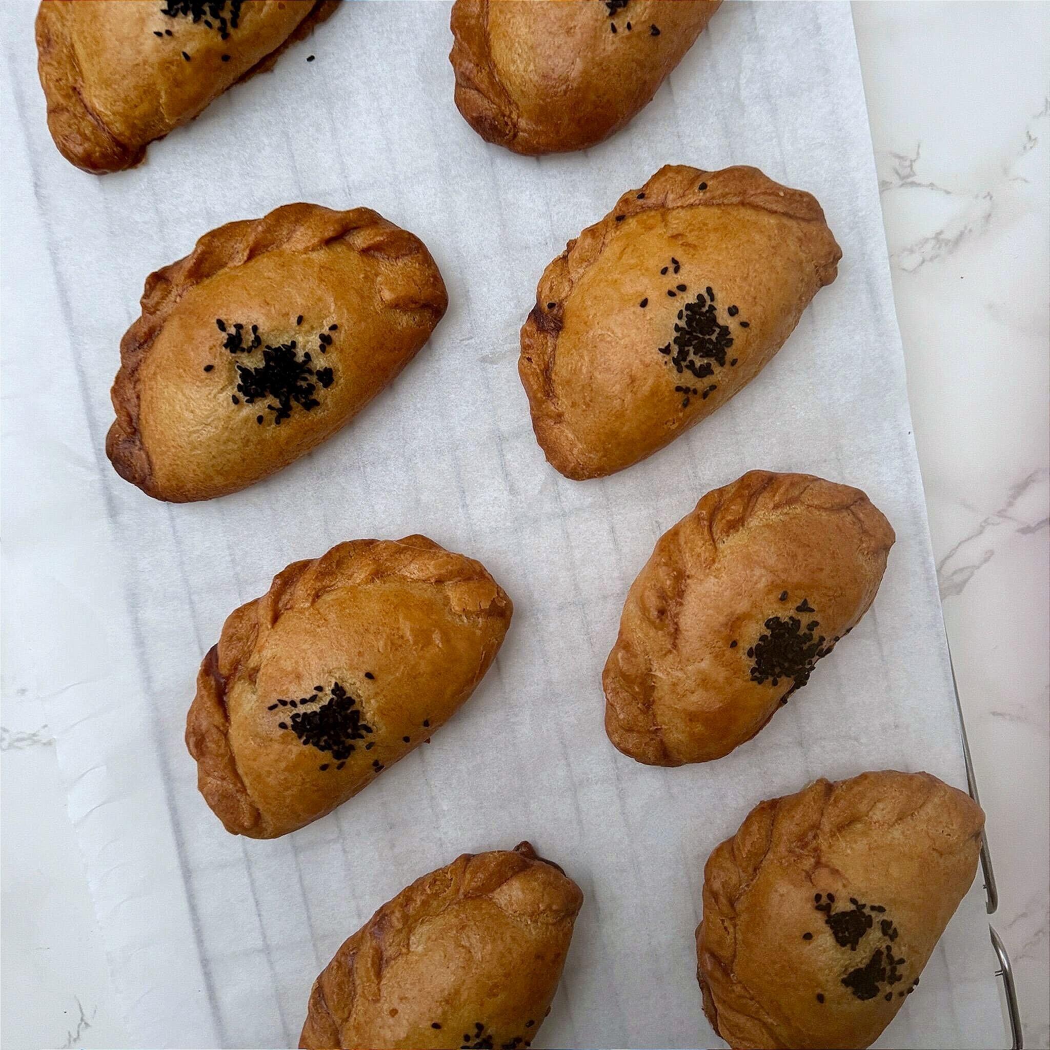 Börekitas with Roasted Aubergine and Feta
