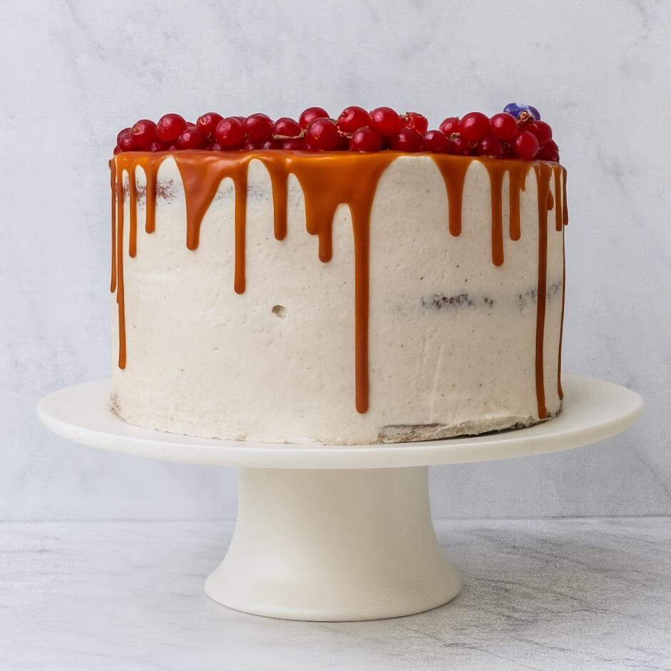 Sticky Toffee Cake with Salted Caramel and Winter Spiced Buttercream
