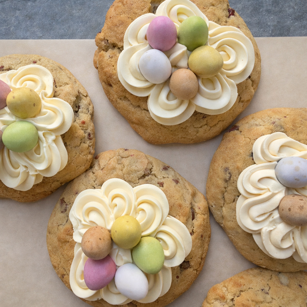easter egg mini cookies