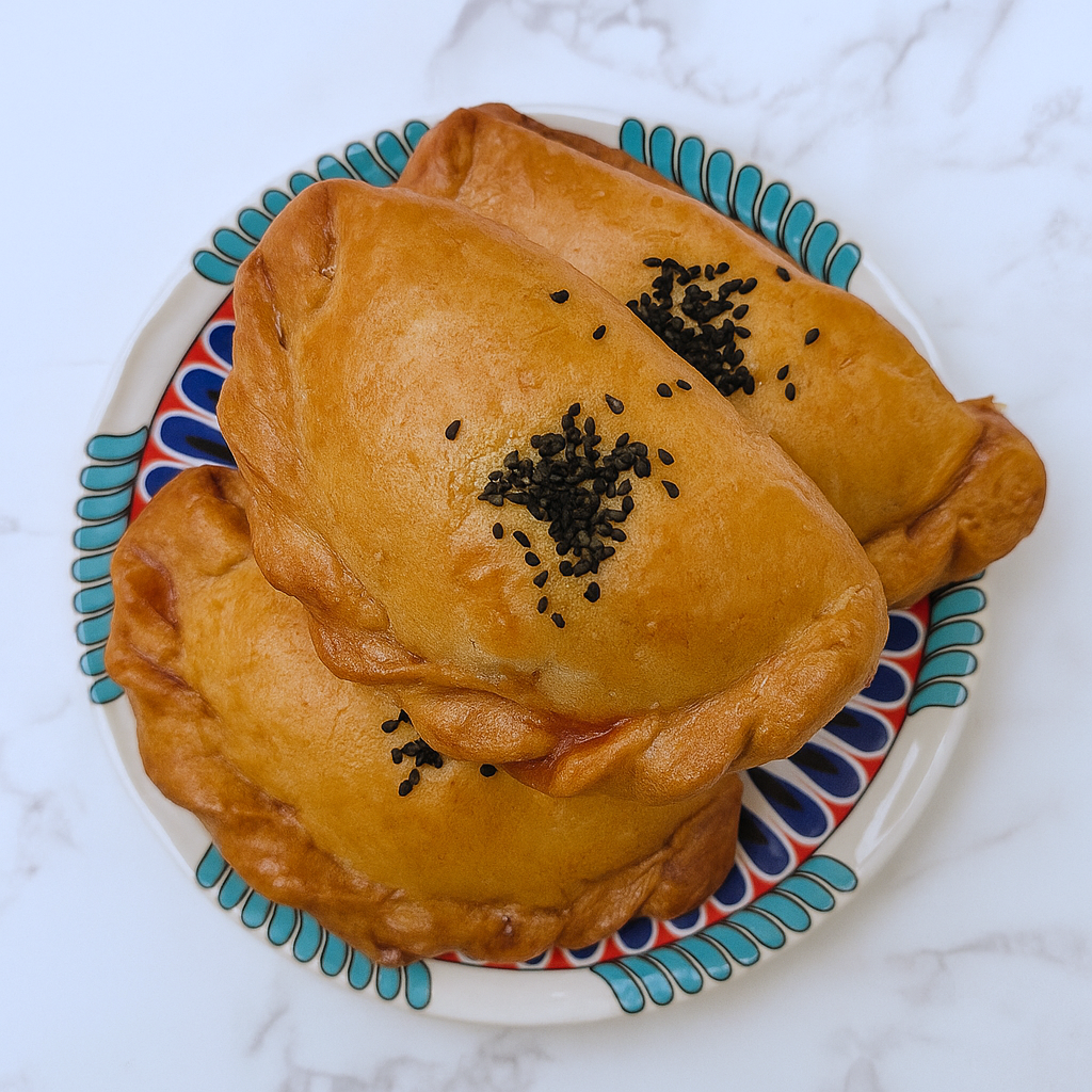 Börekitas with Roasted Aubergine and Feta