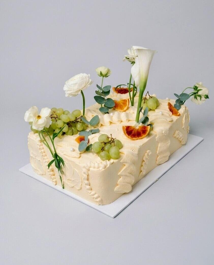 wedding cake by liv's baked goodies in london