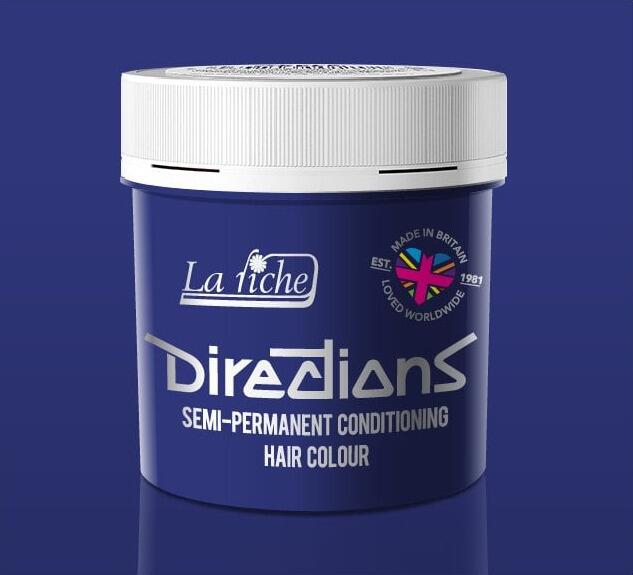 La riche directions hair dye pot in neon blue colour