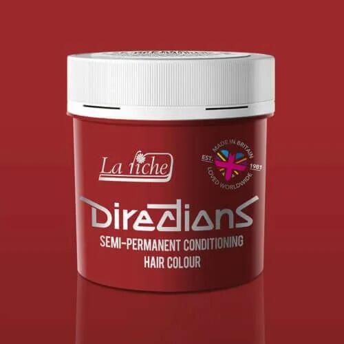 La riche directions hair dye pot in pillarbox red colour