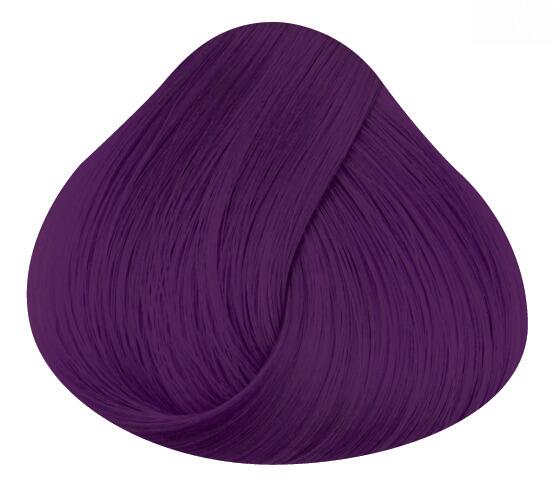 Swatch of hair showing plum directions hair colour