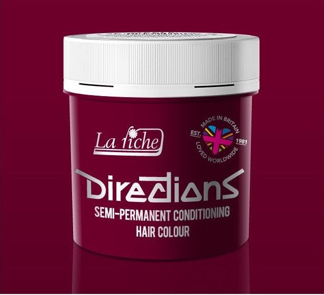 La riche directions hair dye pot in rubine colour