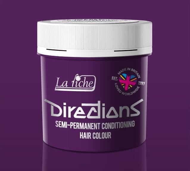 La riche directions hair dye pot in plum colour