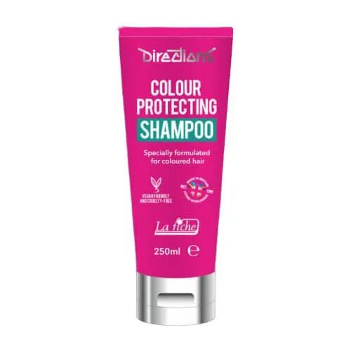 Picture of colour care shampoo in a pink tube
