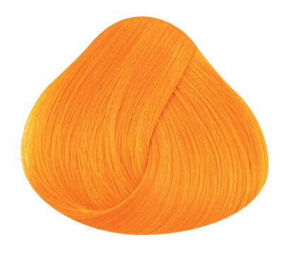Swatch of hair showing apricot directions hair colour
