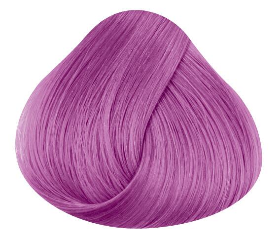 Swatch of hair showing lavender directions hair colour