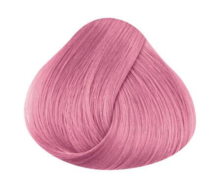 Swatch of hair showing pastel rose directions hair colour