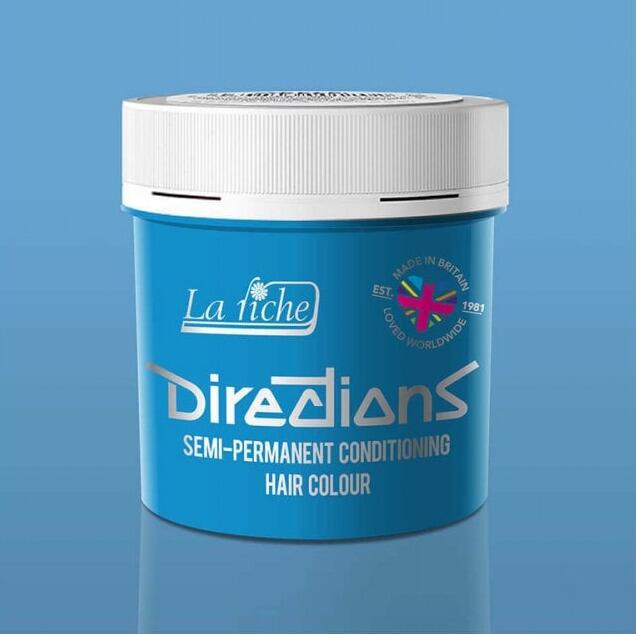 la riche directions hair dye pot in pastel blue colour