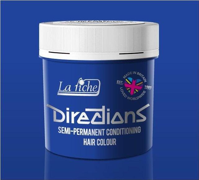 La riche directions hair dye pot in atlantic blue colour