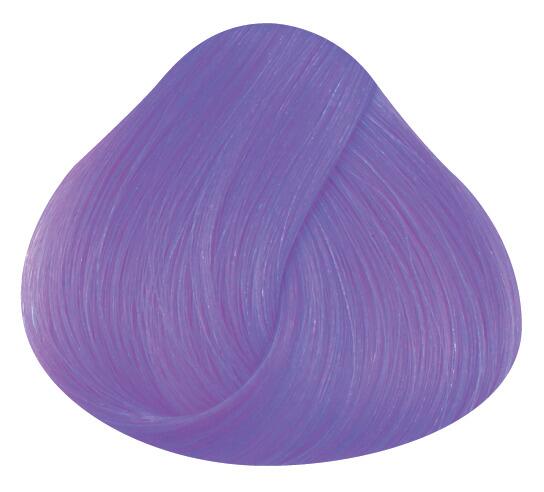 Swatch of hair showing wisteria directions hair colour