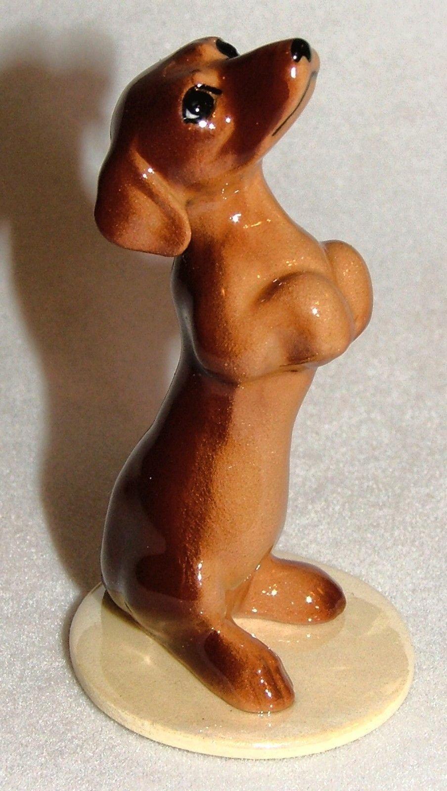 Hagen Renaker Pedigree Dog Dachshund Large Ceramic Figurine