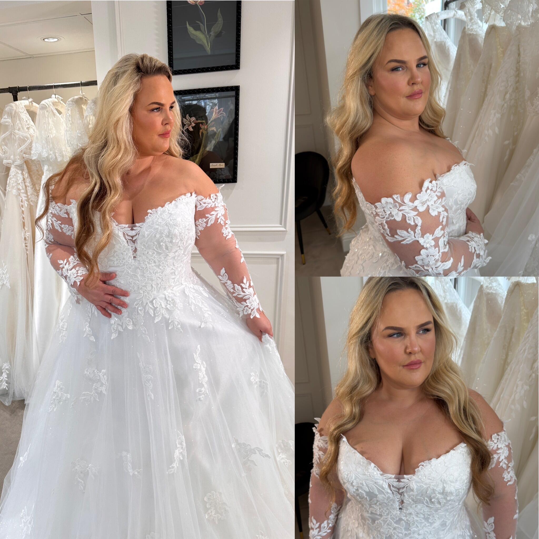 The Dolly plus size wedding dress