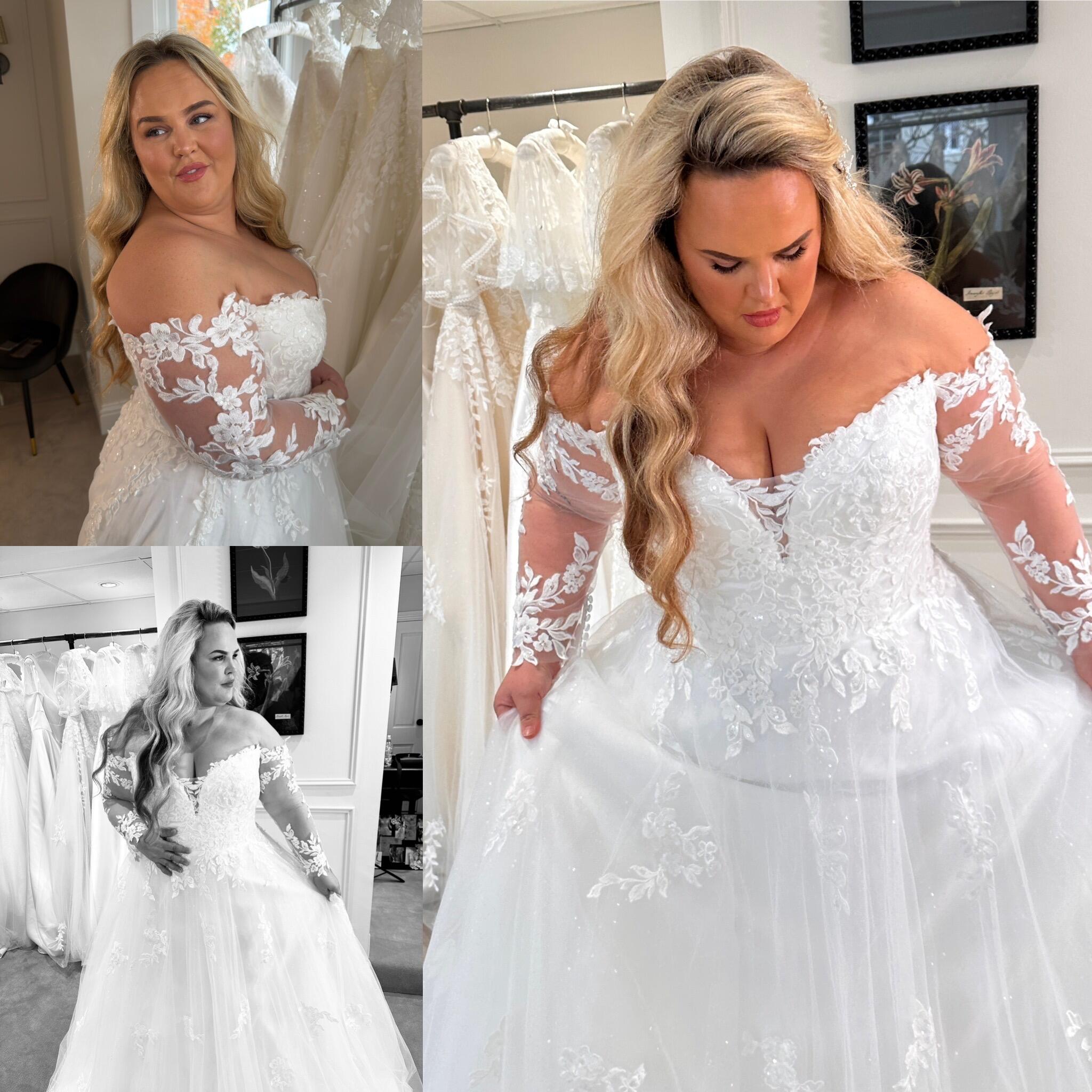 The Dolly plus size wedding dress