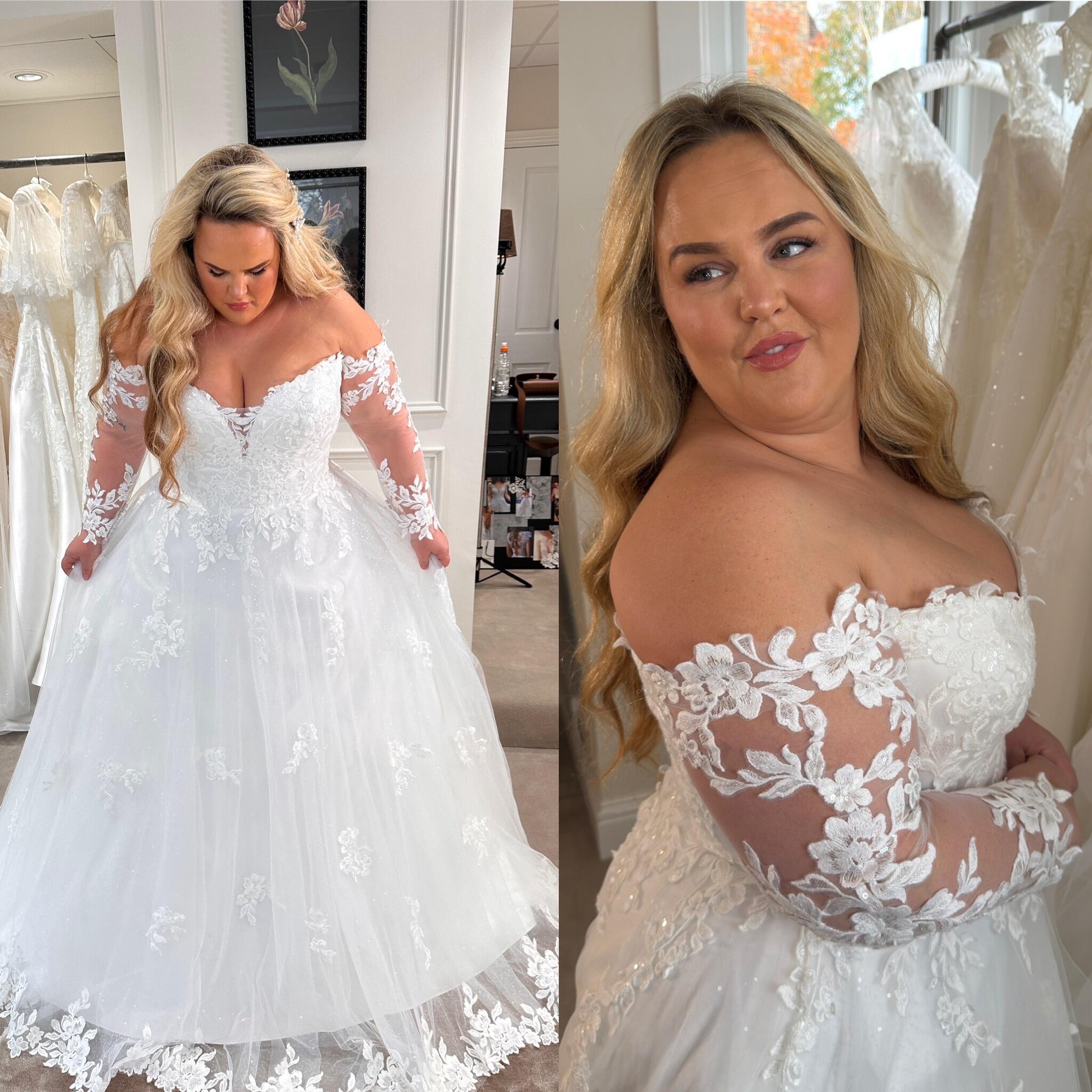 The Dolly plus size wedding dress