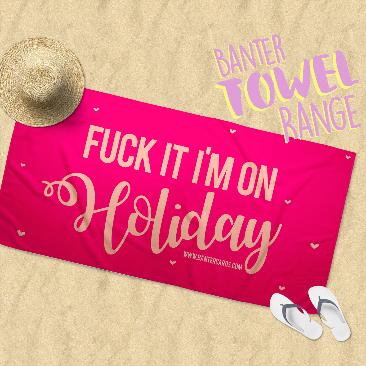 Cunt Beach Towel Funny Beach Towel