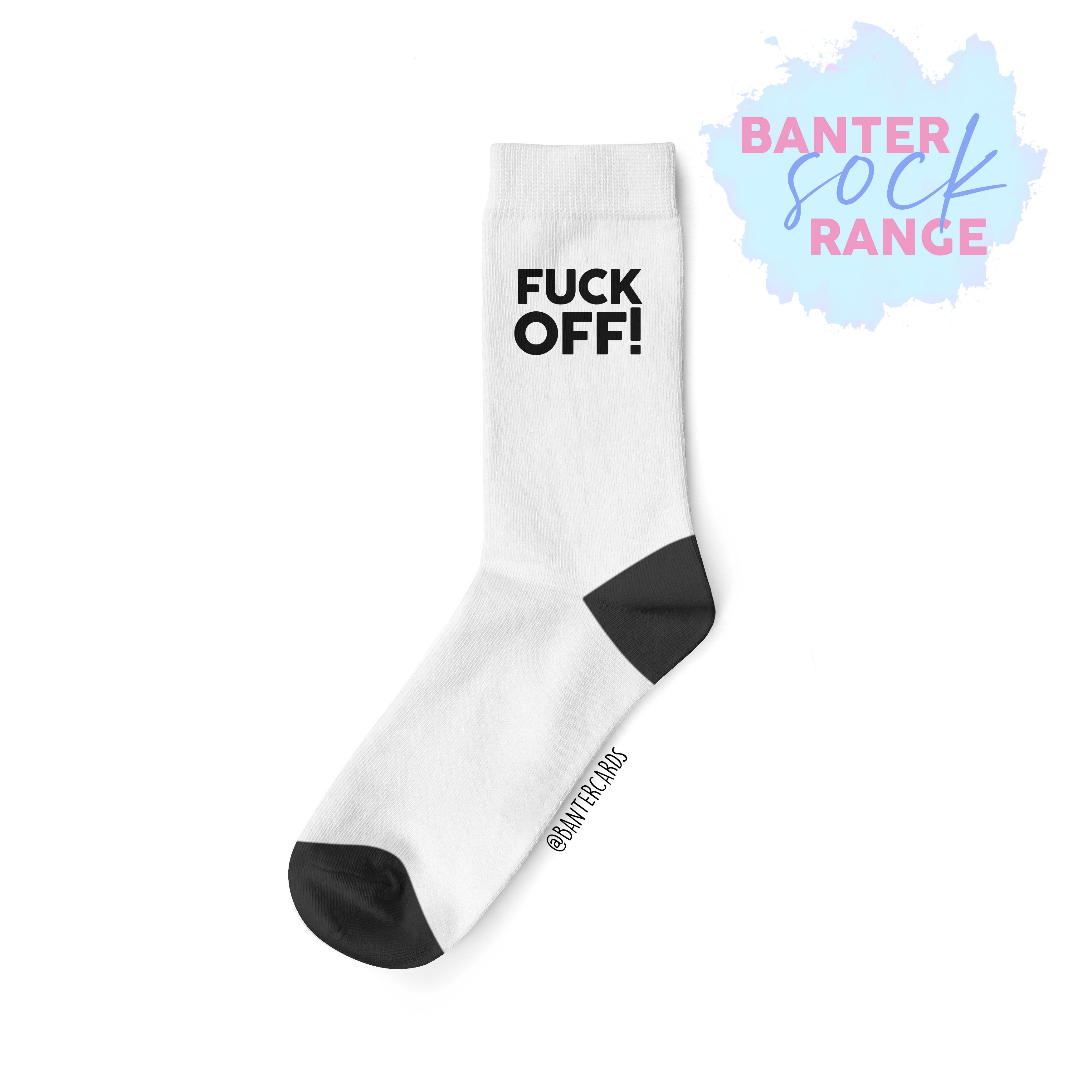 Fuck Off Socks Funny Socks