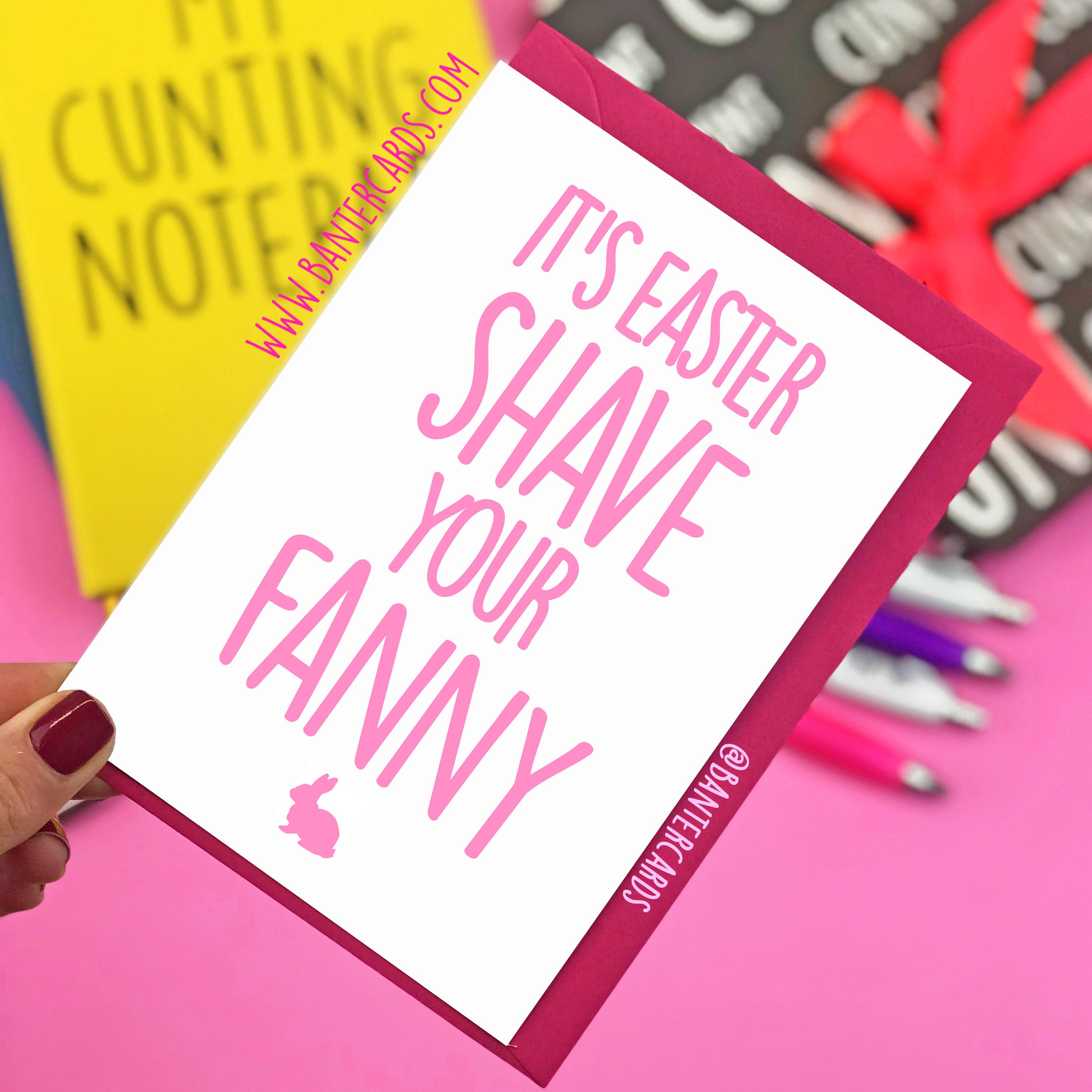 Rude Card Banter Cards Funny Cards 