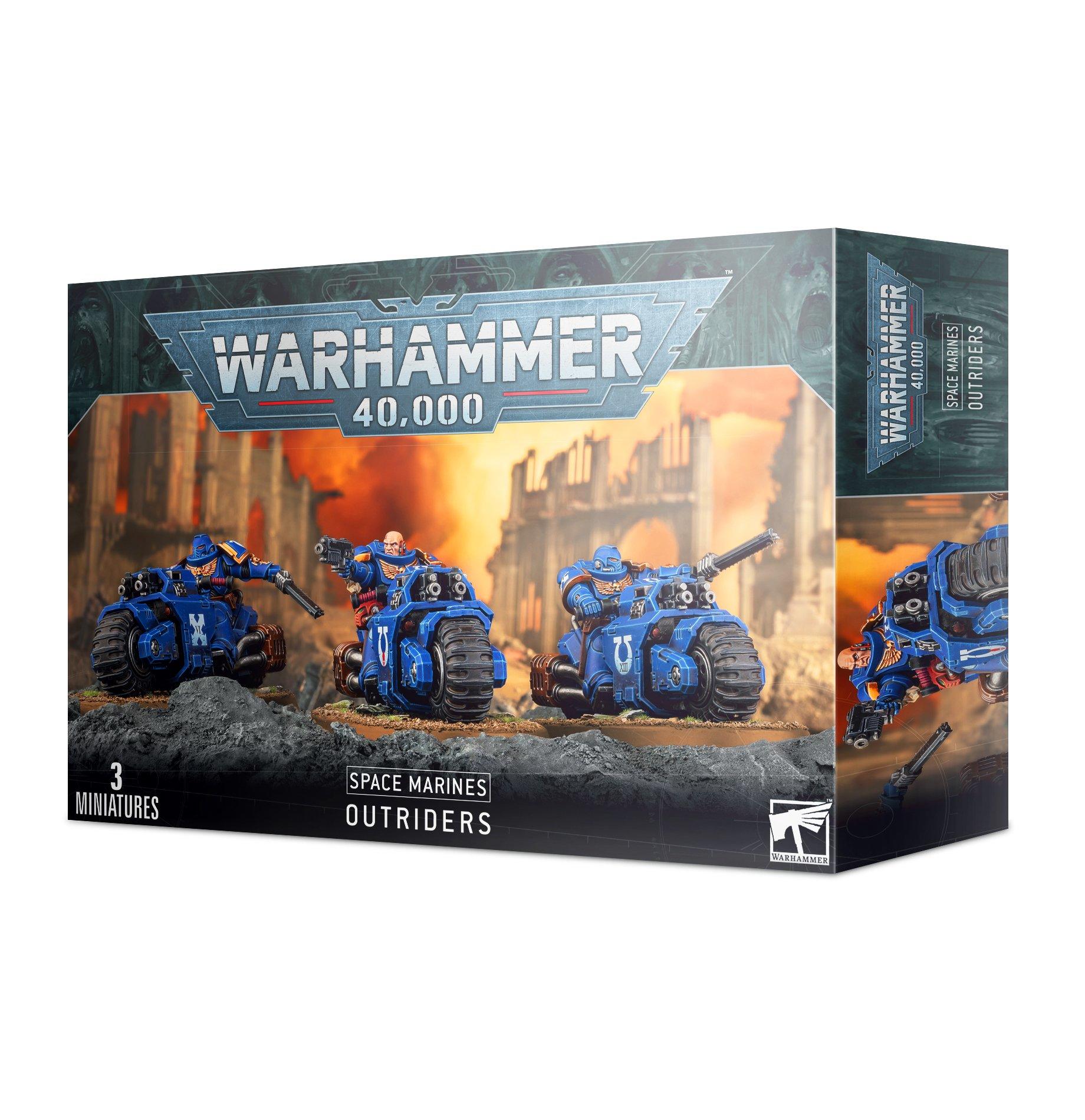 Warhammer 40k Space Marine Outriders Bike Squad - Gifts for Geeks Leicester