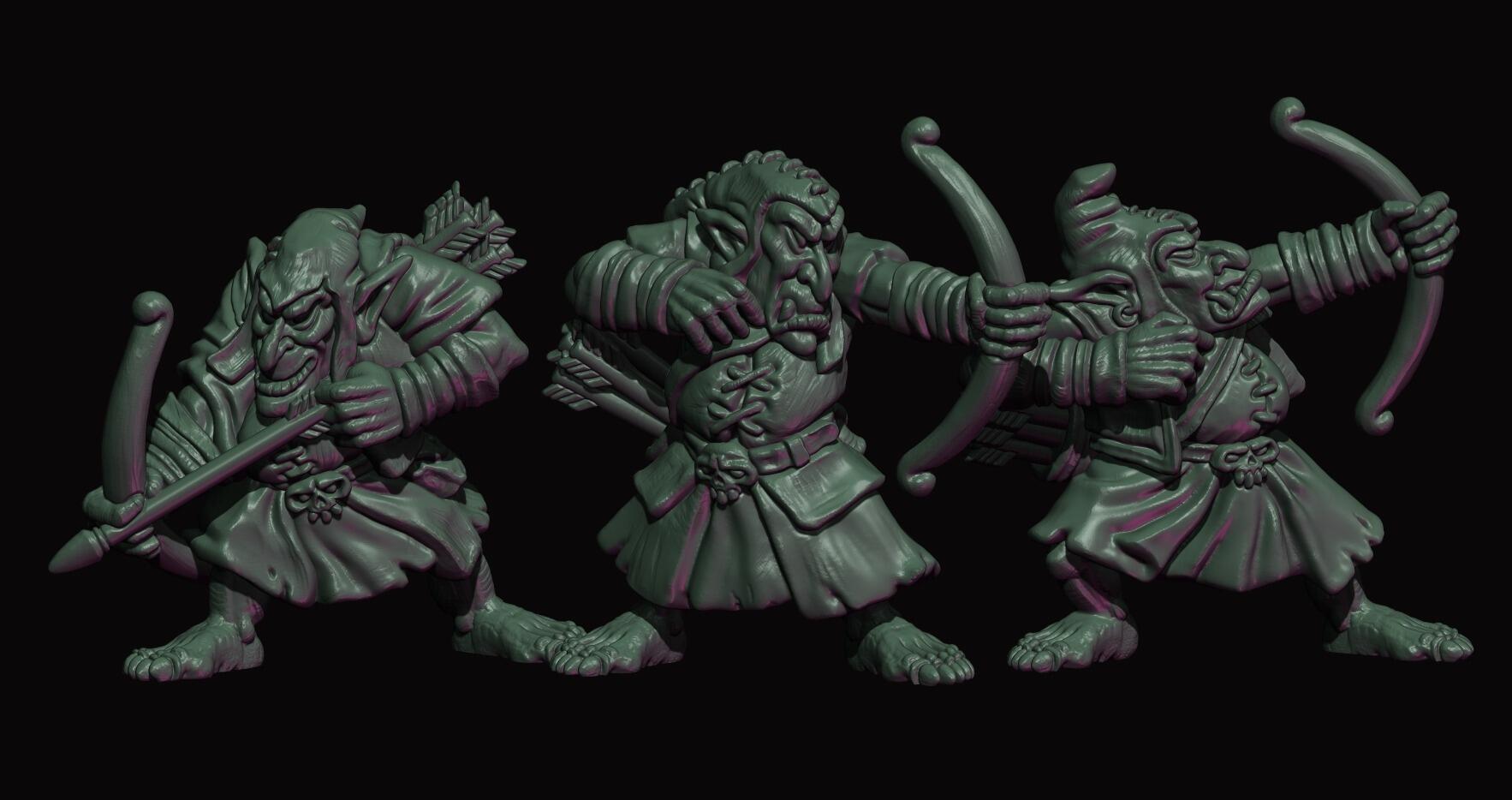 Fabelzel's Hobgoblin Archers (QTY 3) - Gifts for Geeks Leicester