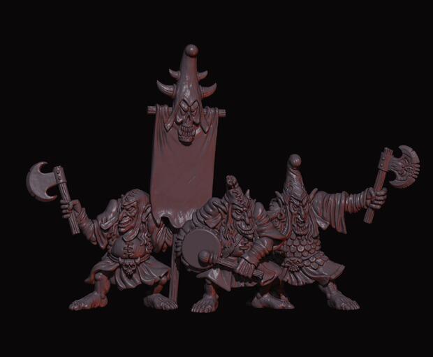 Fabelzel's Hobgoblin Infantry Command (QTY 3) - Gifts for Geeks Leicester