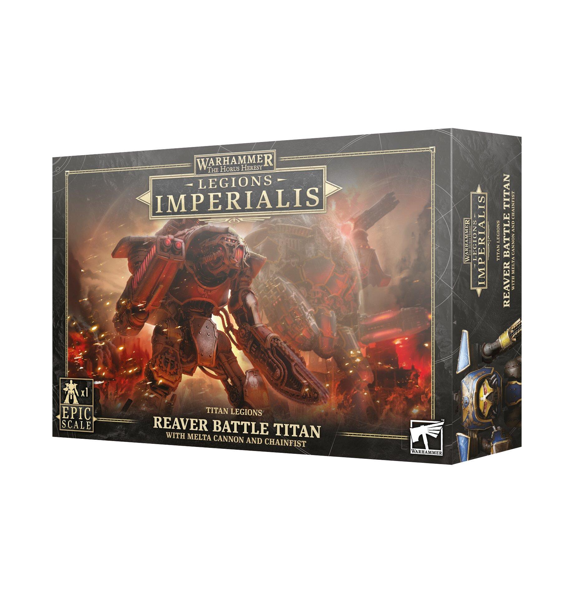 Legions Imperialis: Reaver Titan With Melta Cannon & Chainfist thumbnail