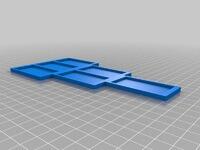 Regiment Movement Trays for 25 x 50 mm Cavalry Bases in Lance Formation - Gifts for Geeks Leicester