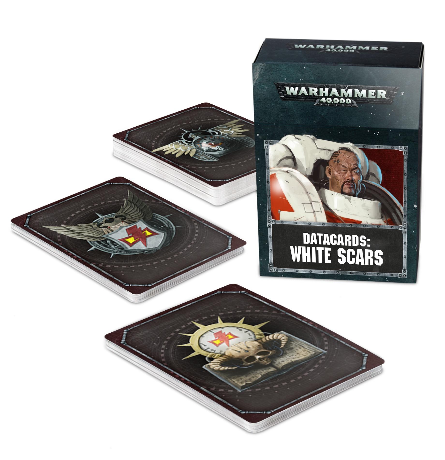 DATACARDS: WHITE SCARS (ENGLISH) (8th Edition) - Gifts for Geeks Leicester