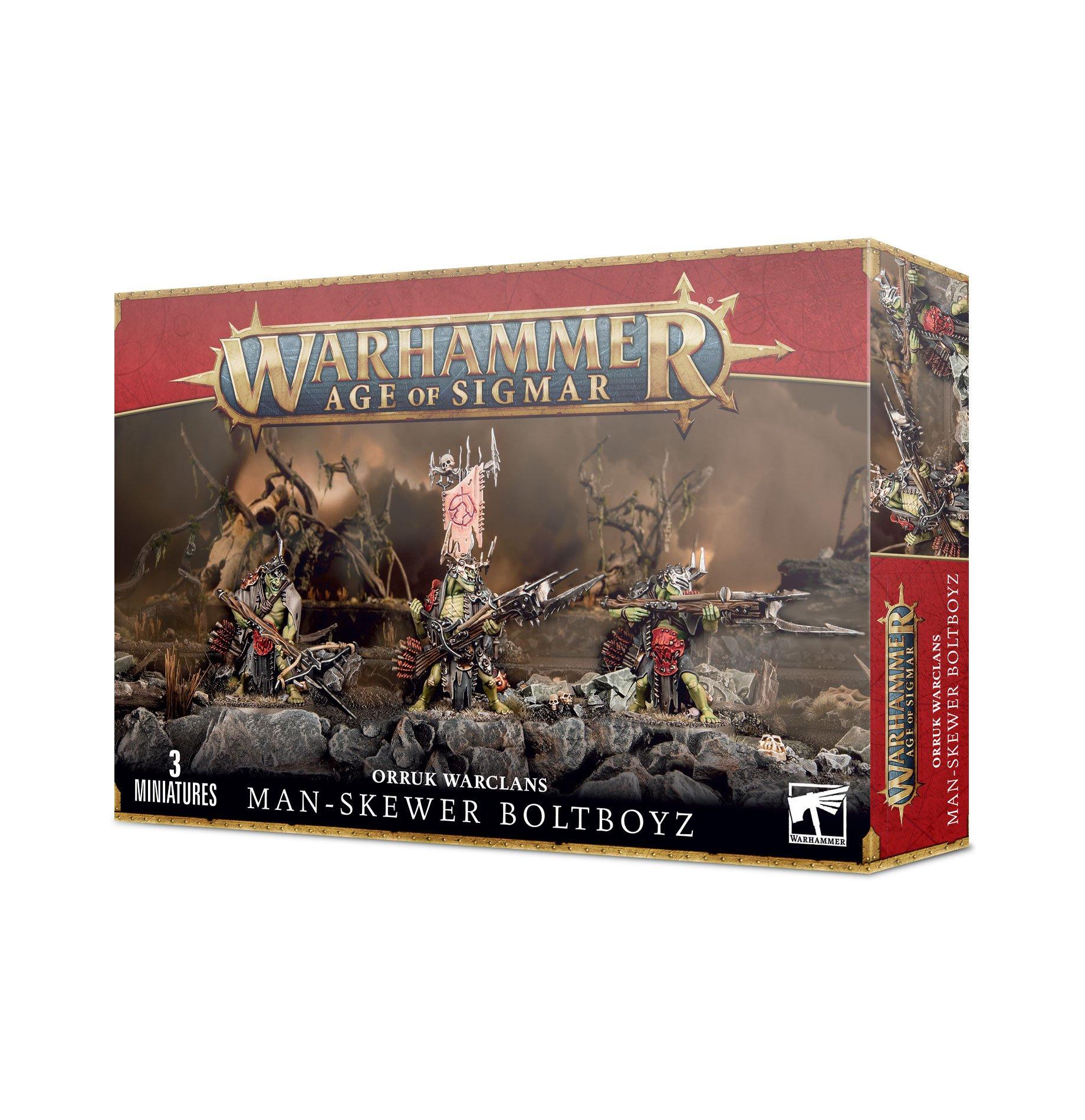 Orruk Warclans: Man-Skewer Boltboyz - Gifts for Geeks Leicester