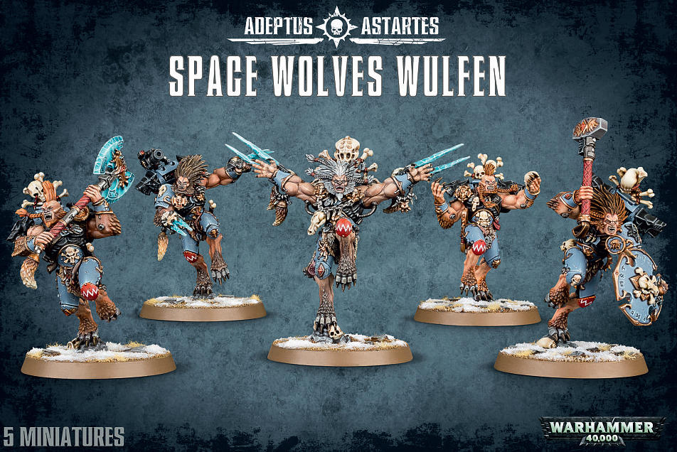 Space Wolves Wulfen - Gifts for Geeks Leicester