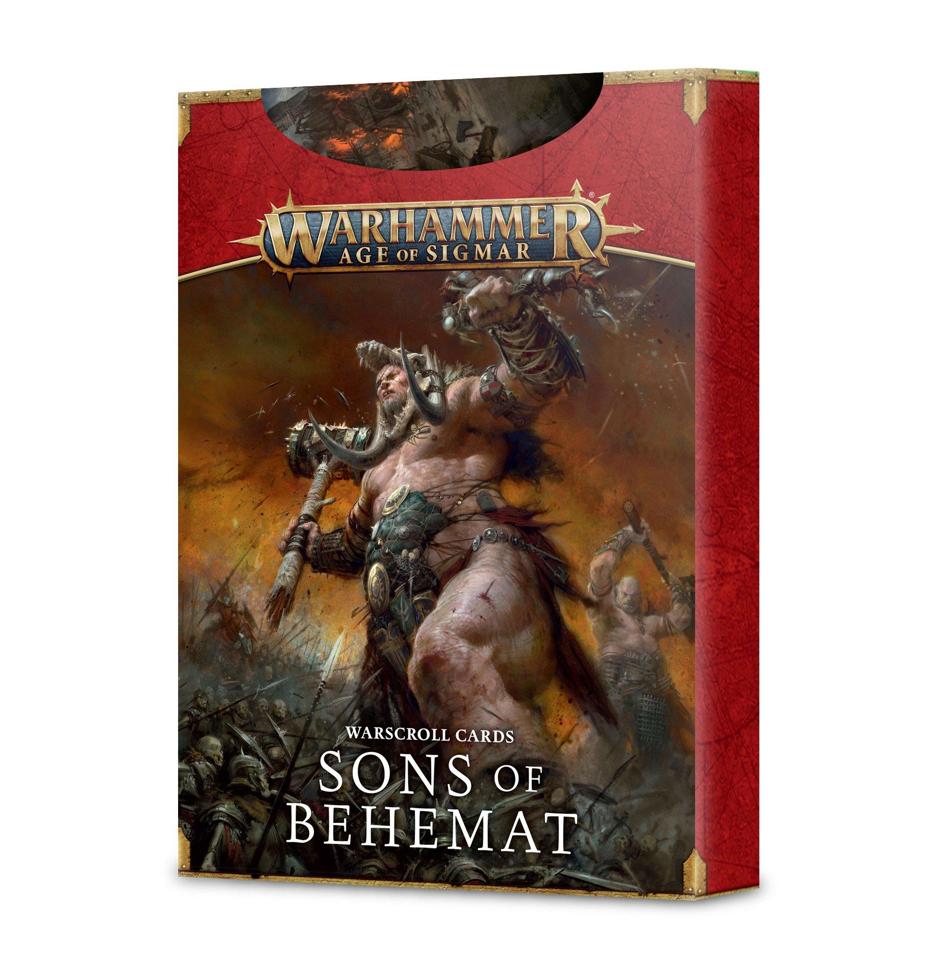 WARSCROLL CARDS: SONS OF BEHEMAT (ENG) - Gifts for Geeks Leicester