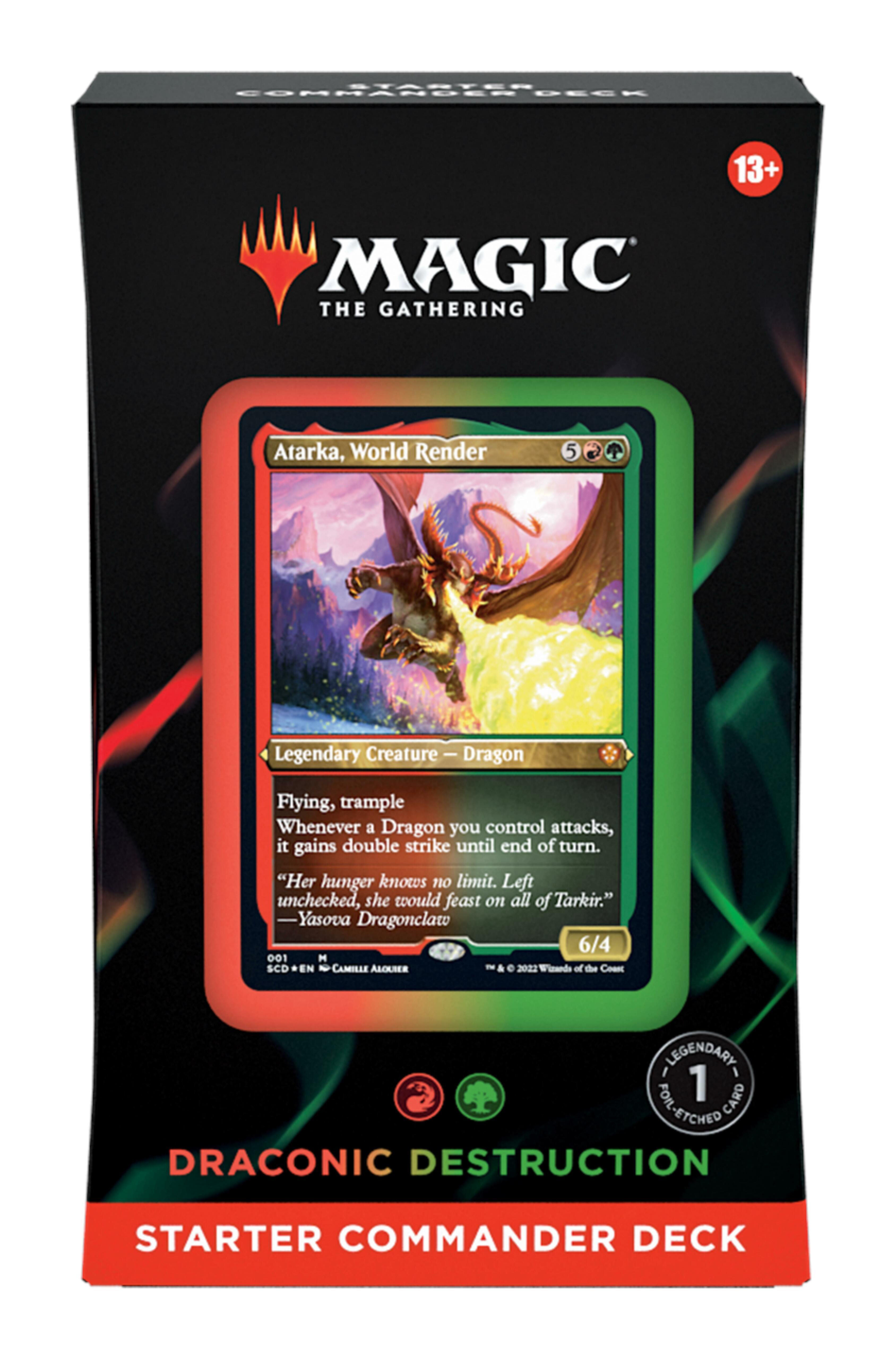 Starter Commander Deck 2022 - Draconic Destruction - Gifts for Geeks Leicester