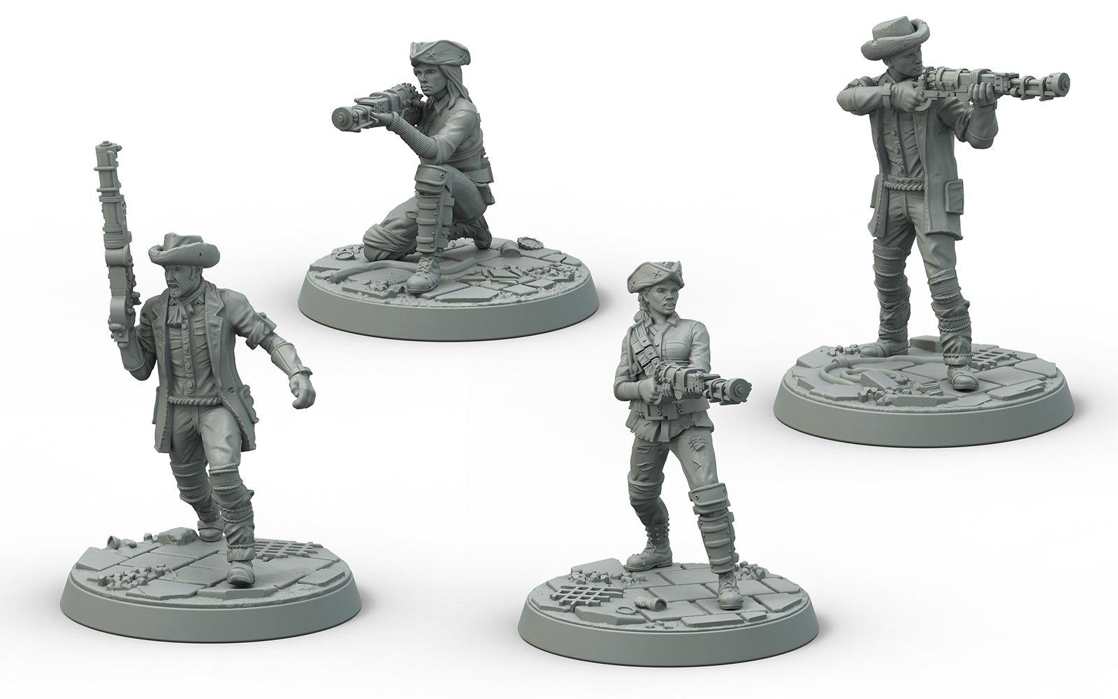 Fallout: Wasteland Warfare - Survivors Minutemen Posse - Gifts for Geeks Leicester