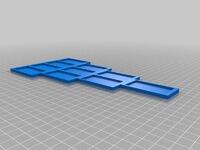 Regiment Movement Trays for 25 x 50 mm Cavalry Bases in Lance Formation - Gifts for Geeks Leicester