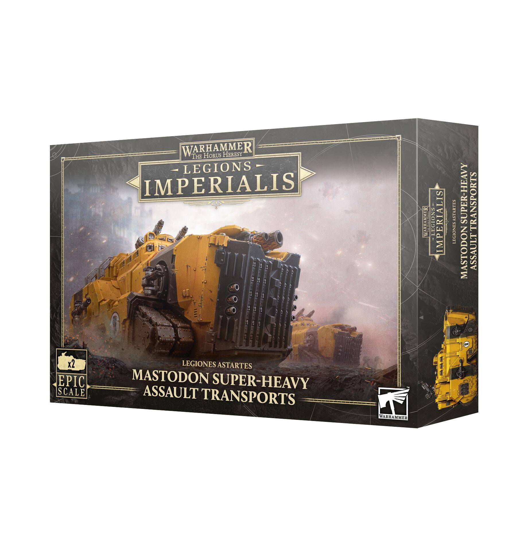 LEGIONS IMPERIALIS: MASTODON SUPER-HEAVY ASSAULT TRANSPORTS - Gifts for Geeks Leicester