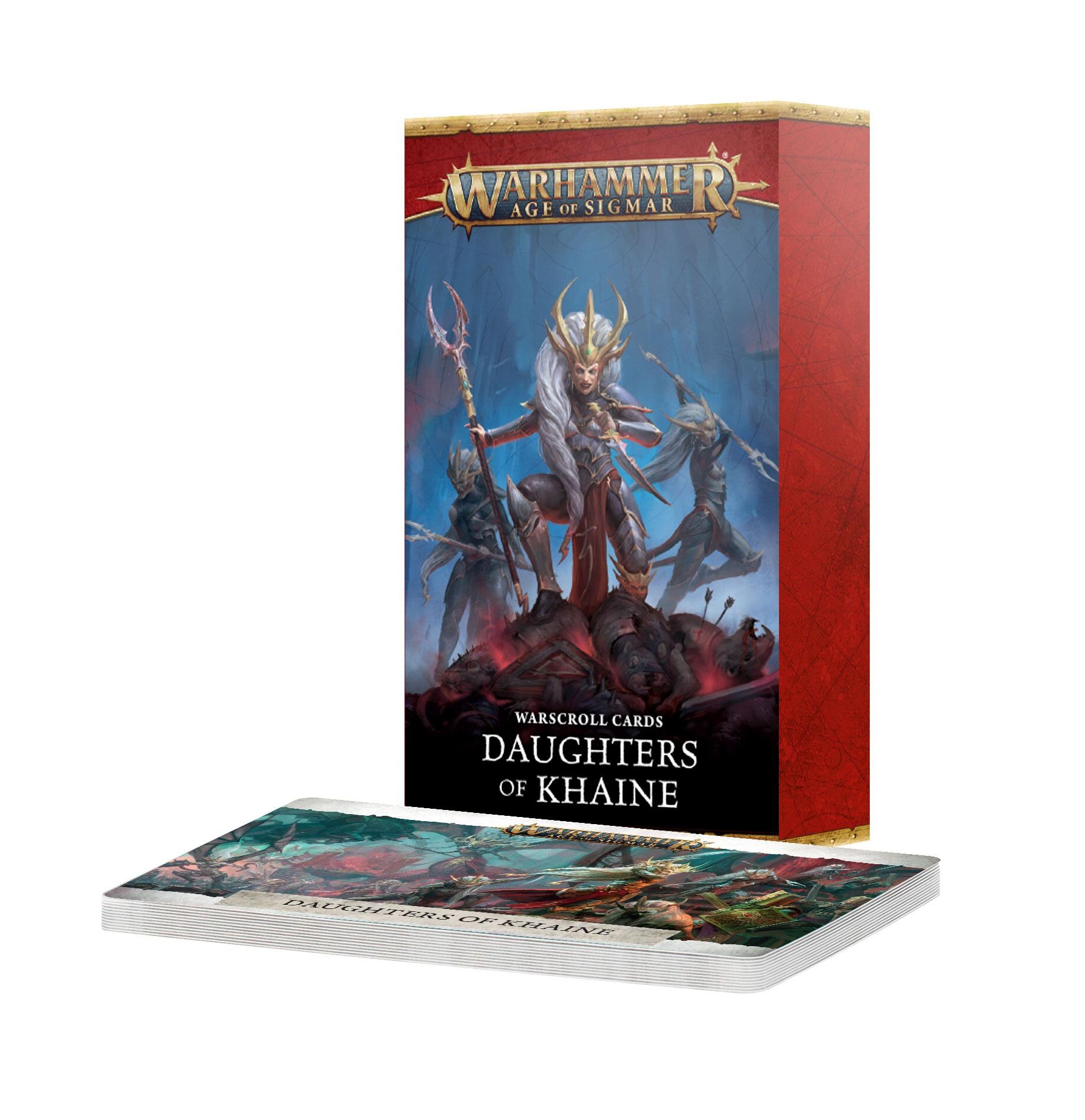 WARSCROLL CARDS: DAUGHTERS OF KHAINE ENG 2026 - Gifts for Geeks Leicester