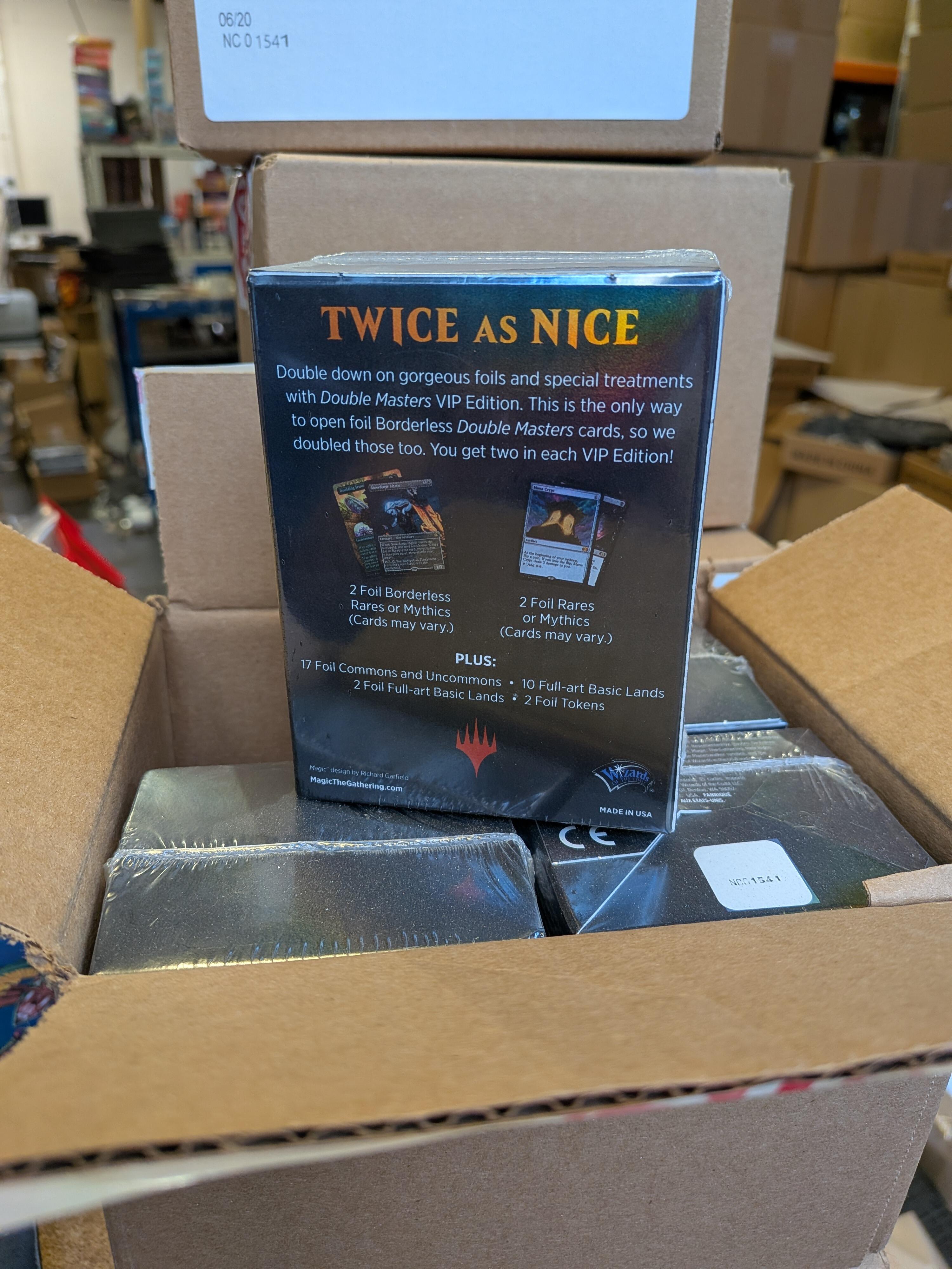 MTG Double Masters VIP Edition Booster Box thumbnail