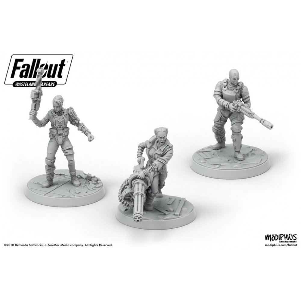 Fallout: Wasteland Warfare- Ack Ack, Sinjin & Avery Miniatures thumbnail