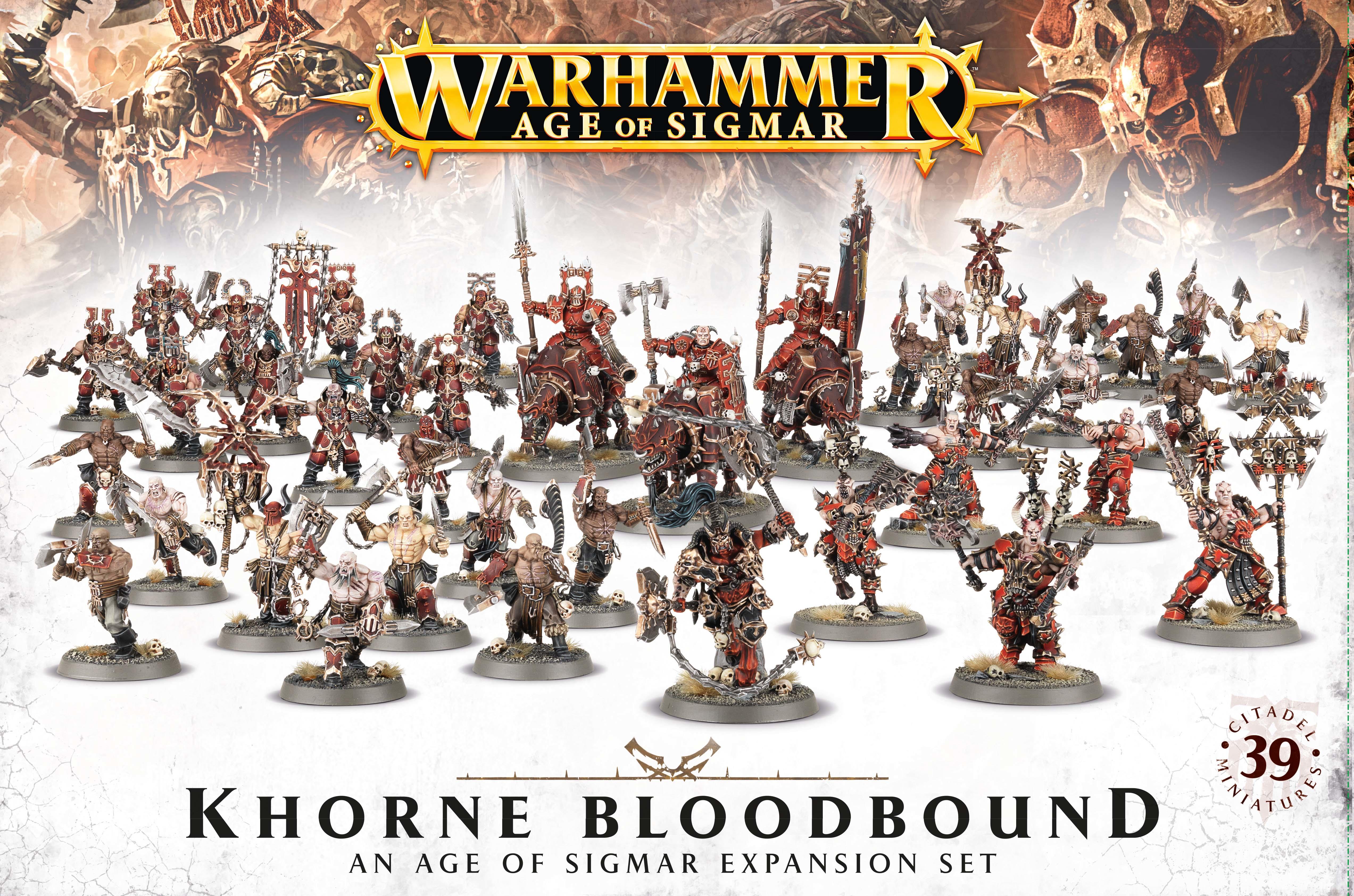AOS Warhammer Khorne Bloodbound Blood Warriors Sealed