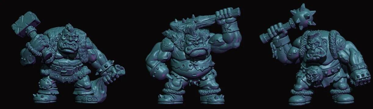 Fabelzel's Ogres great for Oldhammer - Gifts for Geeks Leicester