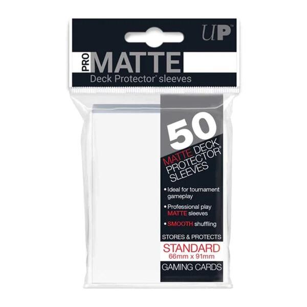 Pro Matte Standard Deck Protectors (50) -White thumbnail