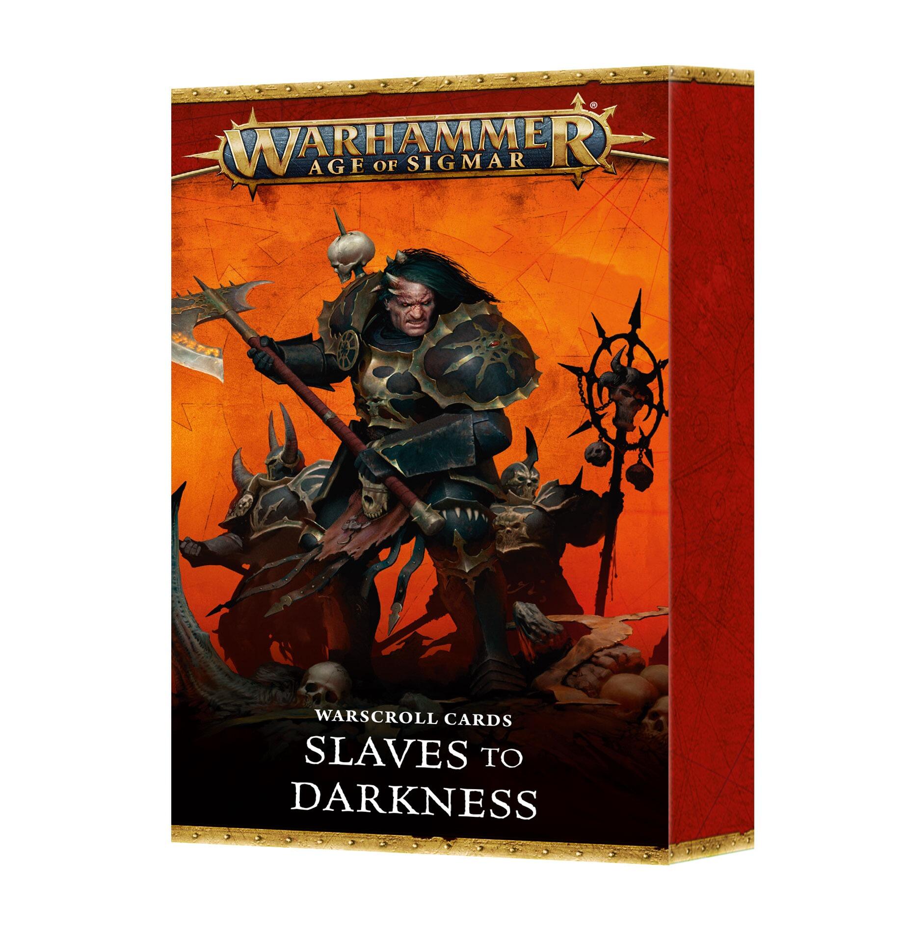 WARSCROLL CARD: SLAVES TO DARKNESS (ENG) - Gifts for Geeks Leicester