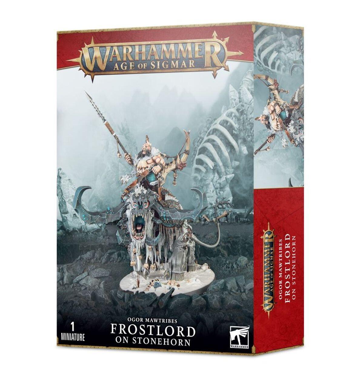 Ogor Mawtribes Frostlord on Stonehorn - Gifts for Geeks Leicester