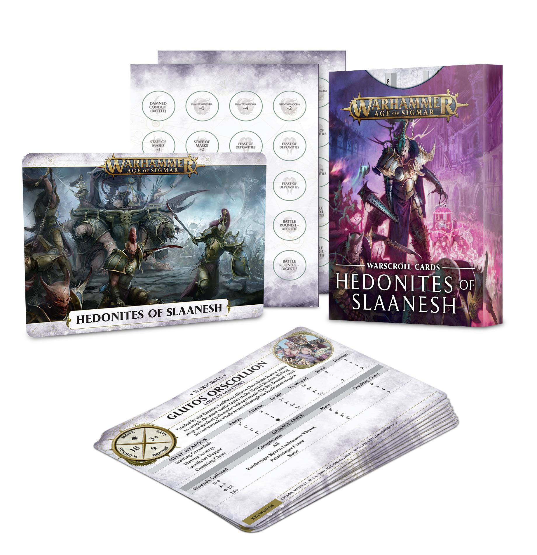 WARSCROLLS: HEDONITES OF SLAANESH (ENG) 2021 - Gifts for Geeks Leicester