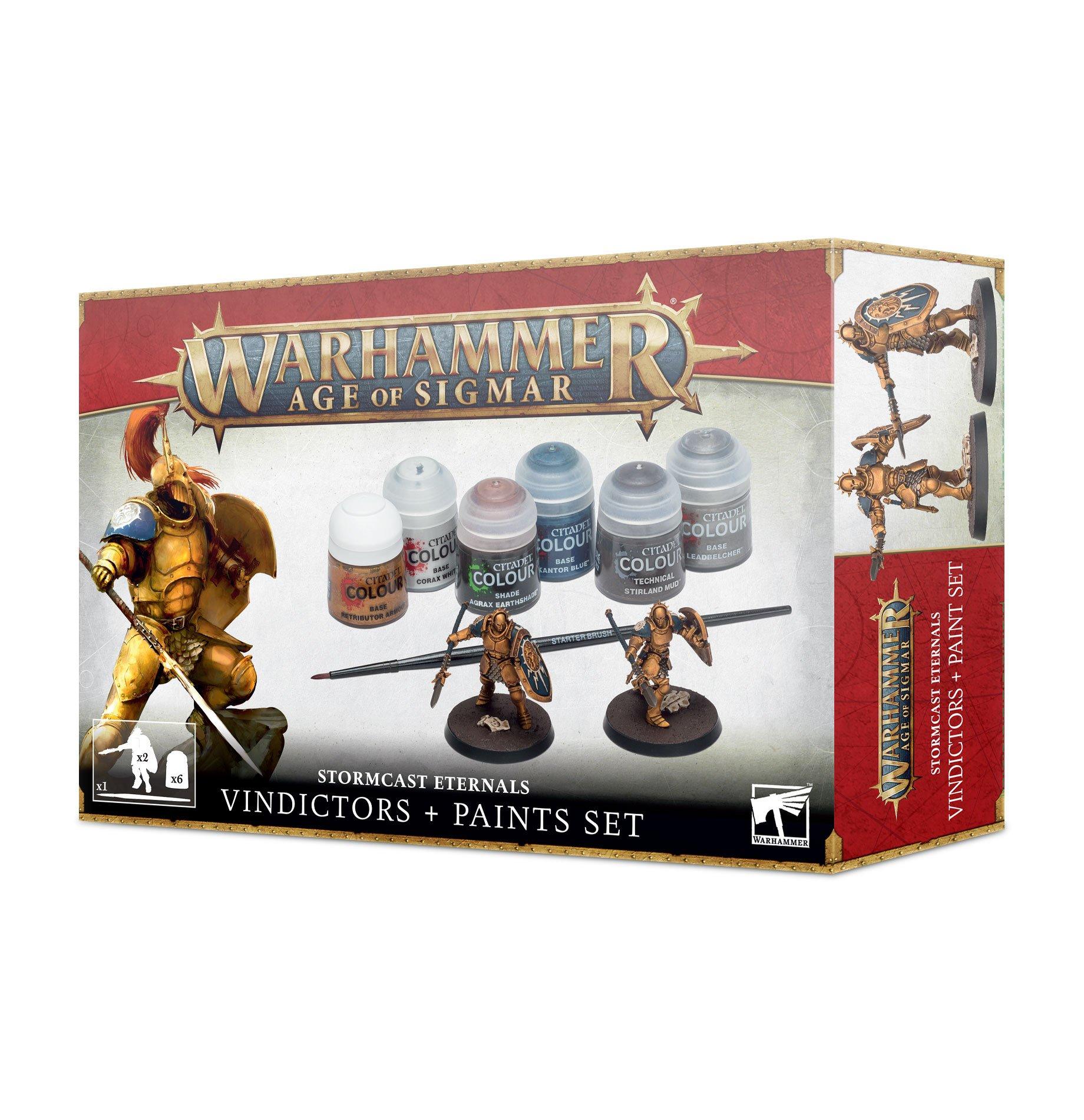 Aos Stormcast Eternals + Paint Set ENG/SPA/PORT/LATV/RM - Gifts for Geeks Leicester