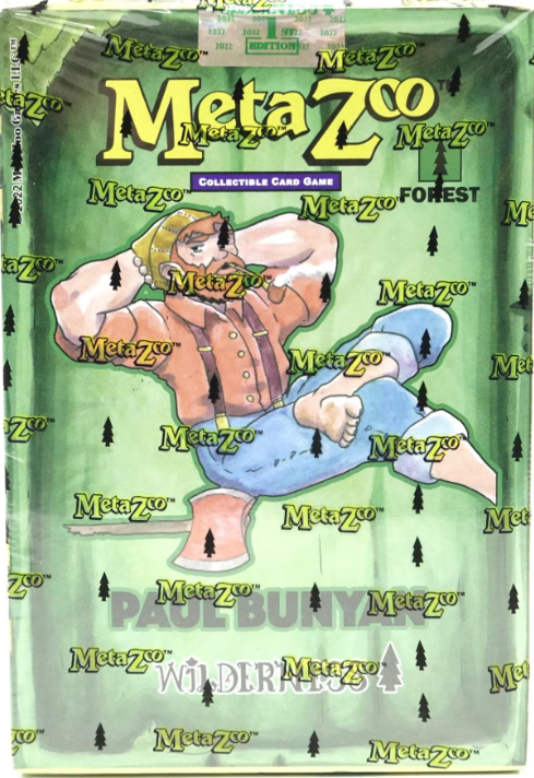 MetaZoo: Wilderness Theme Deck Paul Bunyan 1st Edition - Gifts for Geeks Leicester