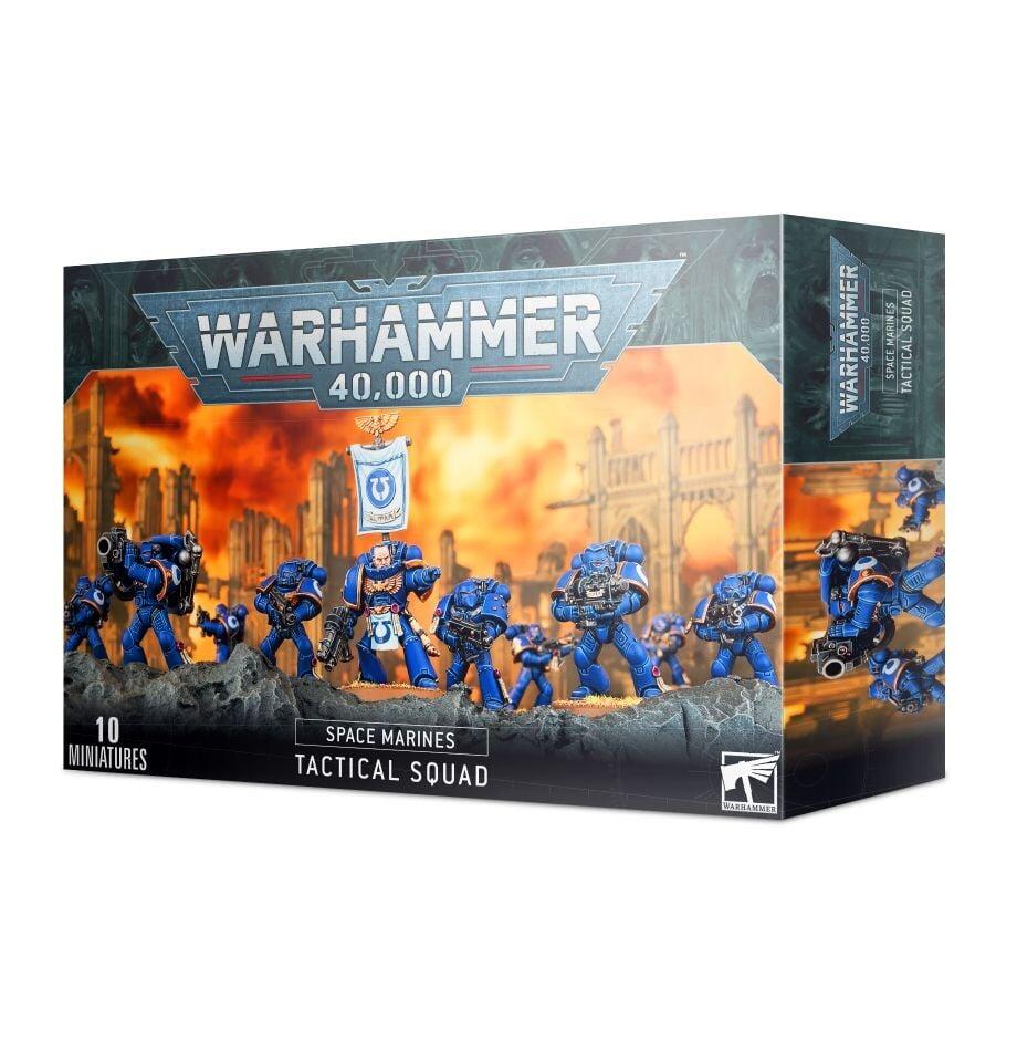 Warhammer 40k Space Marine Tactical Squad Box - Gifts for Geeks Leicester